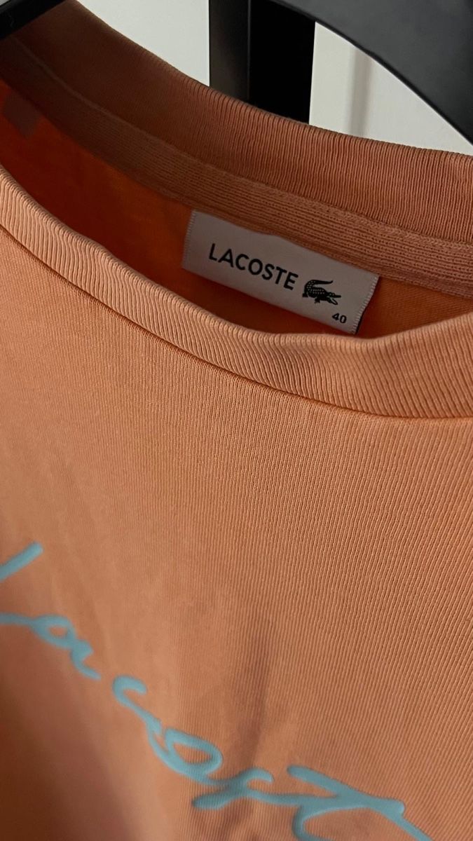 Lacoste T-Shirts: T-shirt Lacoste orange logo taille M – Gebraucht aus Le Châble VS von technew 1