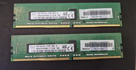2x   SK Hynix 4GB PC4-2133P RAM Riegel 