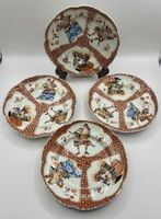 4 petites assiettes en porcelaine du Japon, vers 1900