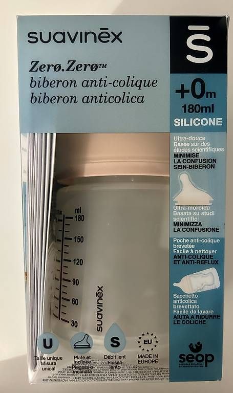 Pasti del neonato: Suavinex Zero Anti-Colic Babyflasche 180 ml – Usato da Rüschlikon venduto da ait_p9qb 1