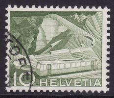 SBK-Nr. 299 (Bergbahn 1949) gestempelt