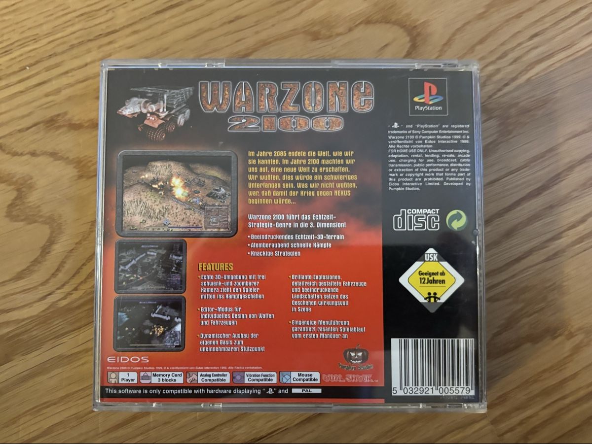 Jeux: PS (PAL) - Warzone 2100 – D'occasion à Widen par mxpx_1981 2