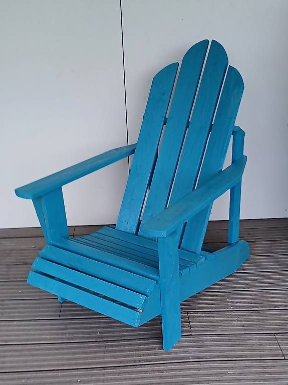 Poltrone: Adirondack fauteuil neuf couleur bleu Océan – Usato da Cointrin venduto da ambcla 2