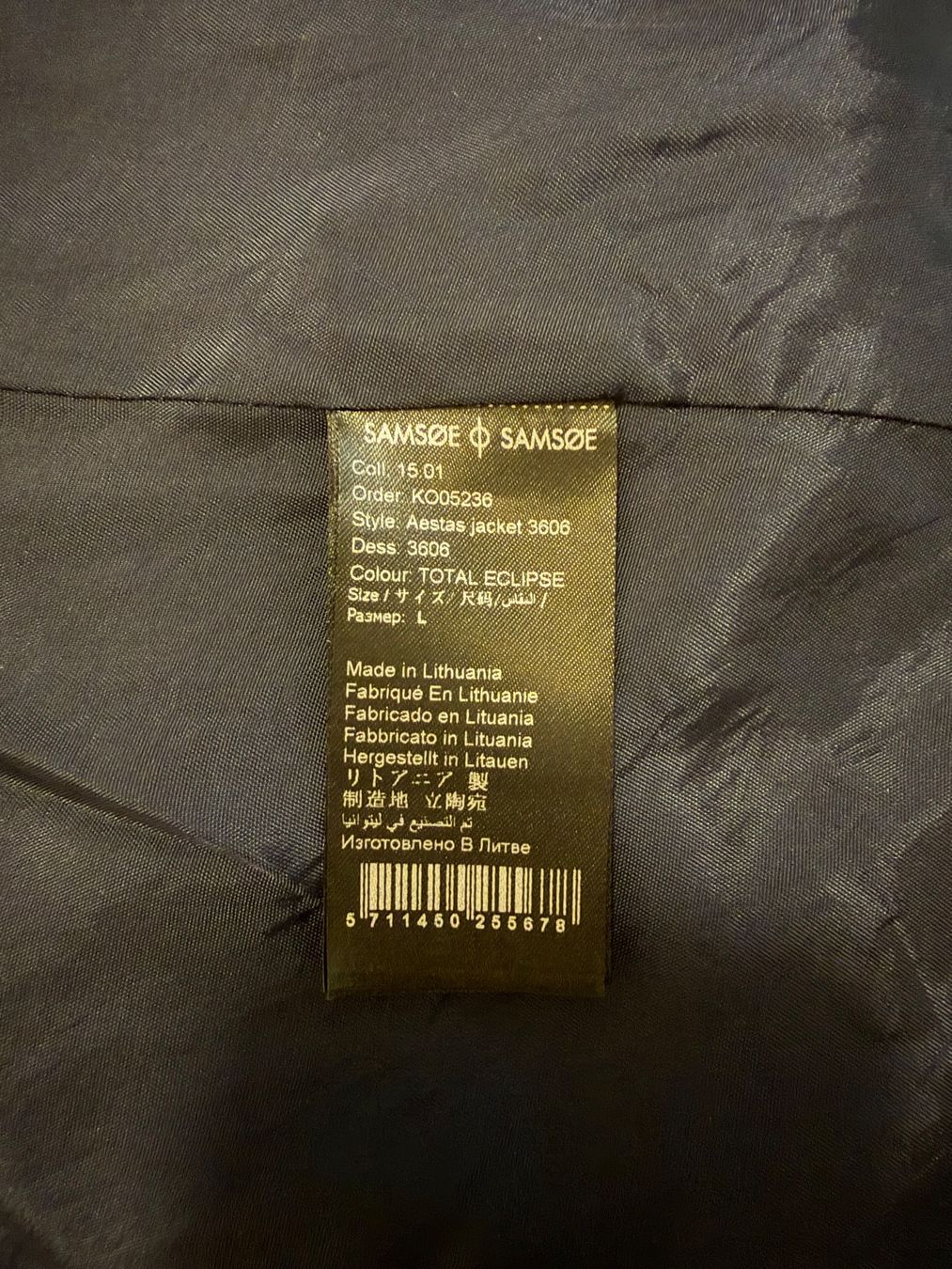 Samsøe Samsøe Vestes: Herren Jacke Samsoe Samsoe dunkelblau Grösse L – D'occasion à Jona par dar_k2v9 5