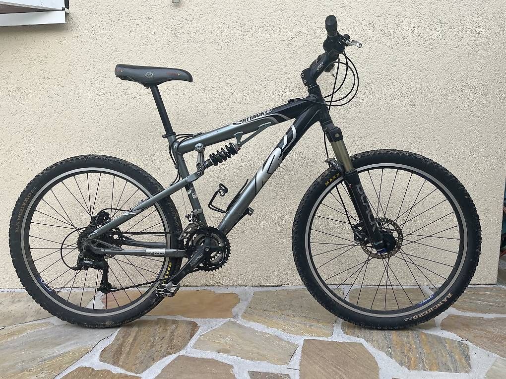 Vélos: VTT K2 Attack 3.0 tout suspendu – D'occasion à Bussigny par Littlefrenchy1
