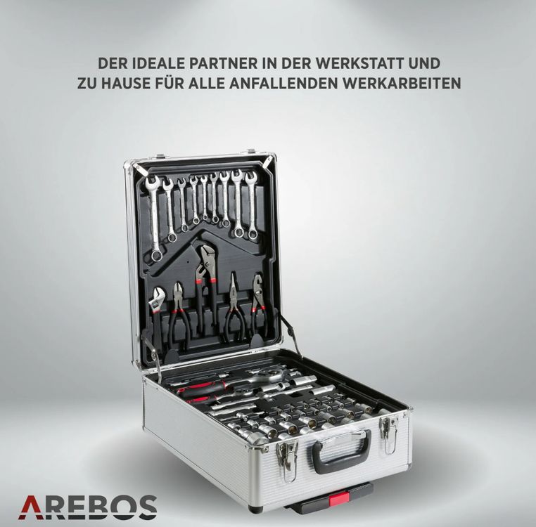 Alle Werkzeuge: 159.- Schnäppchen! 1200-tlg Alu Werkzeugkoffer Werkzeugkist – Neu und originalverpackt aus Suhr von TopQuali123 3