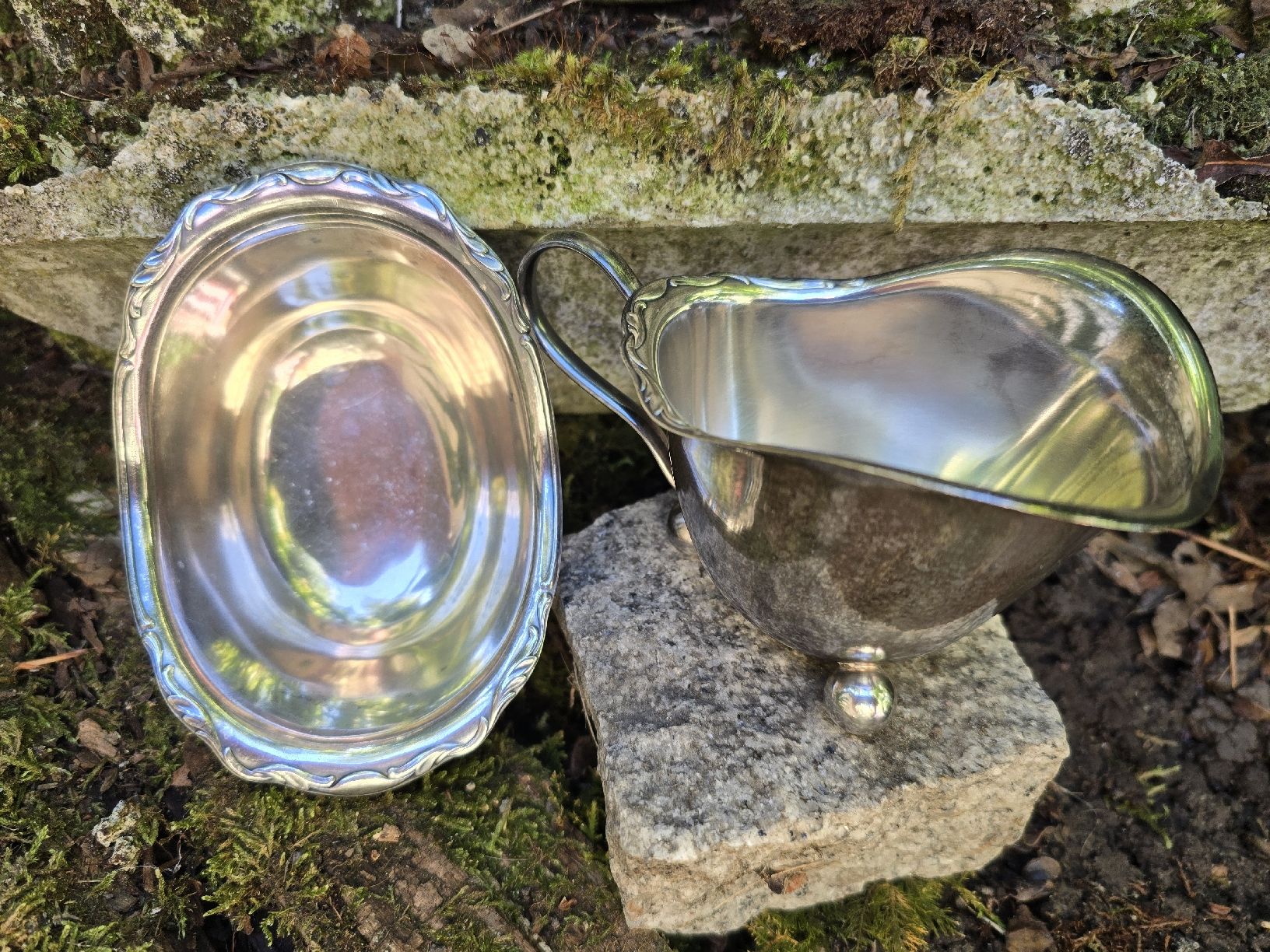 WMF Schalen: Sauciere mit Schale versilbert WMF  – Gebraucht aus Walkringen von Vanuca 5