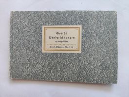 Goethe Handzeichnungen 24 farbige Tafeln