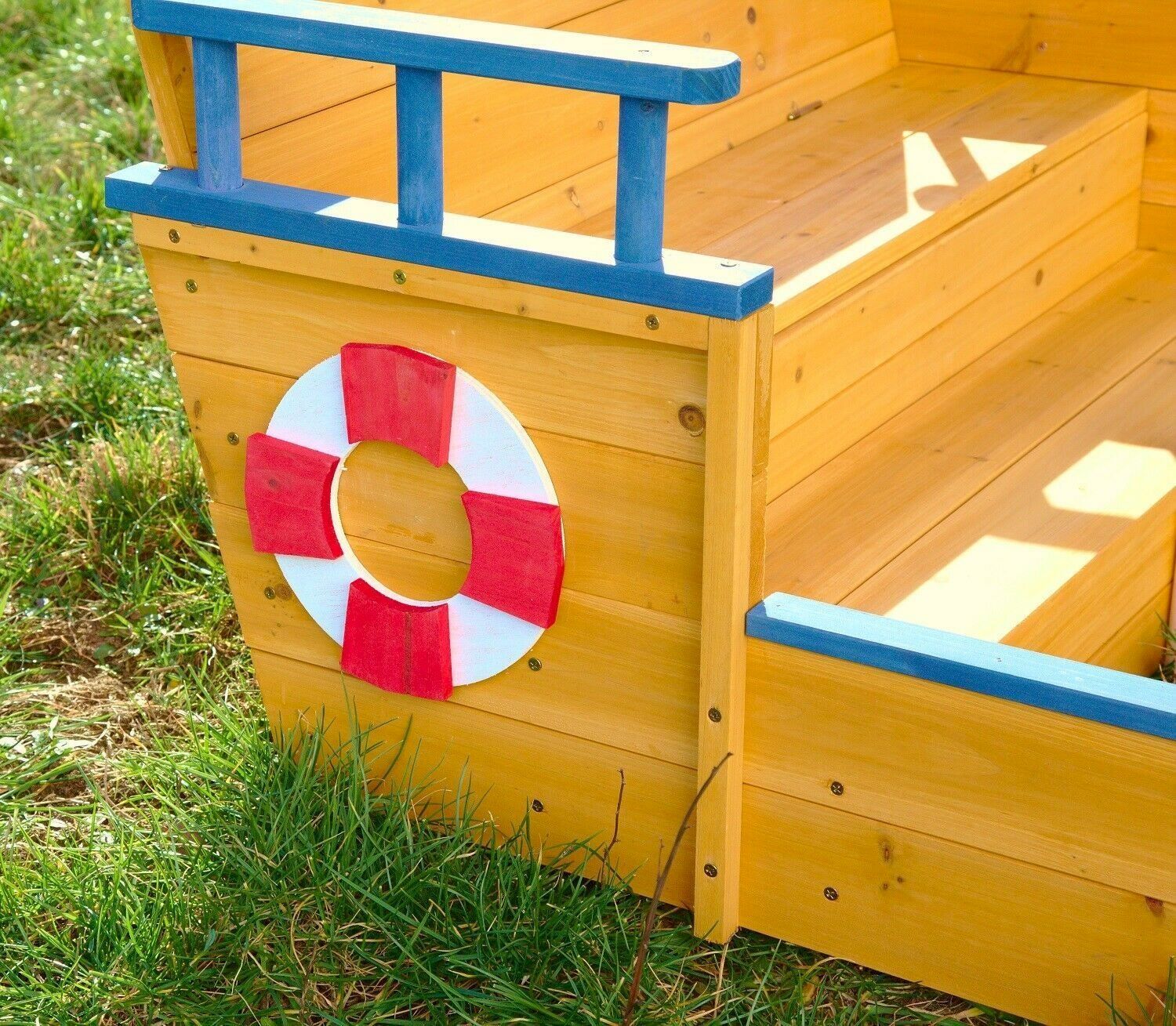 Bacs à sable: Piratenboot Sandkasten Boot aus Holz – Neuf avec emballage d'origine à Bottighofen par zaap 2