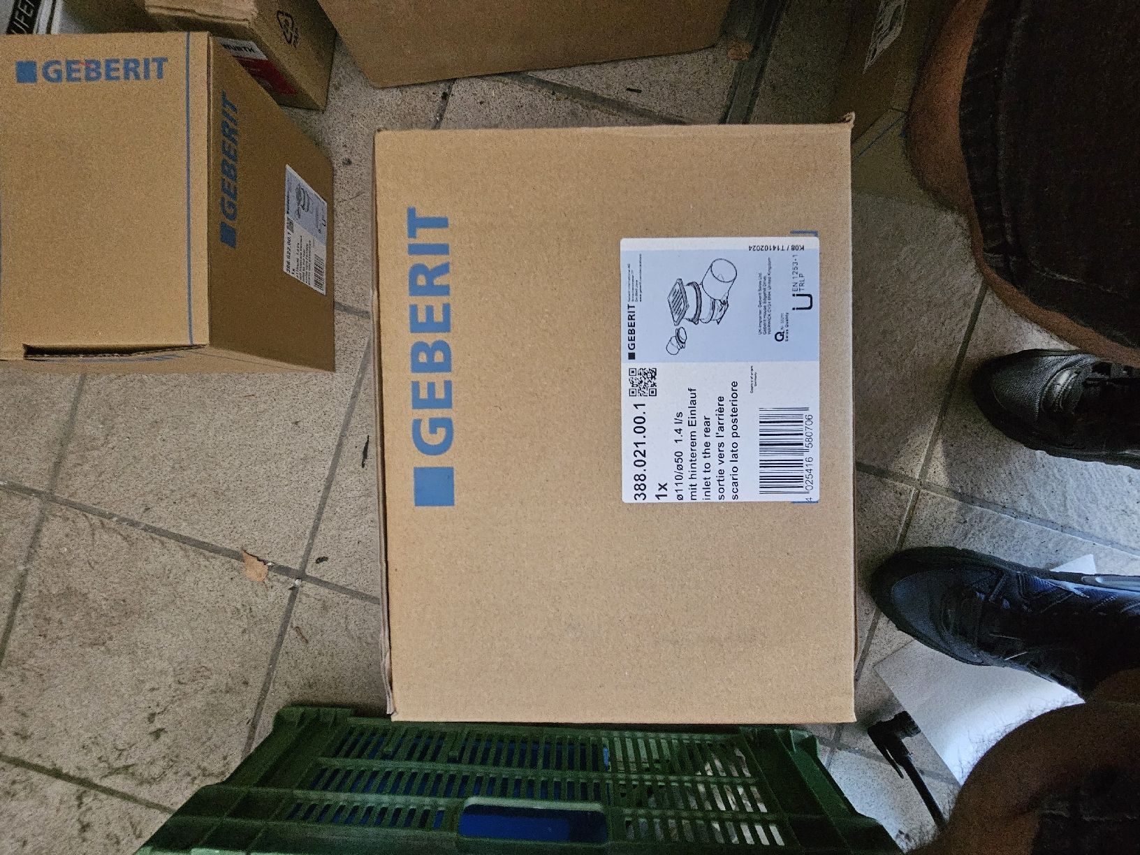 Docce: Geberit Varino Bodenablauf Horizontal – Nuovo e nell'imballaggio originale da Basel venduto da Meti200
