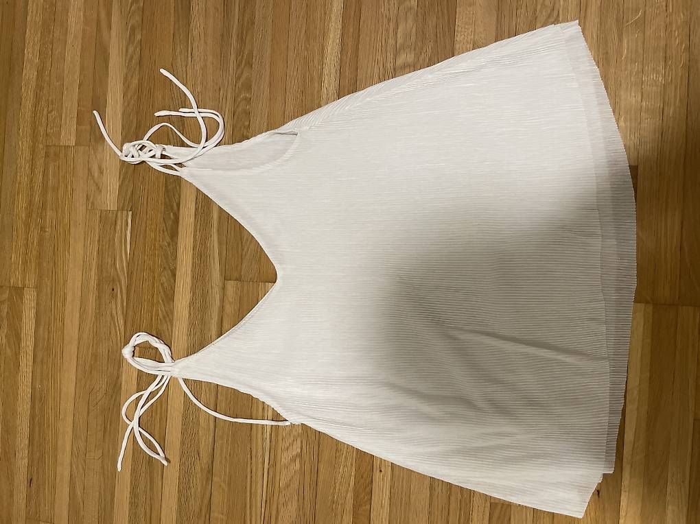 Top: Mango Top weiss Gr. XS – Usato da Root venduto da mele2013