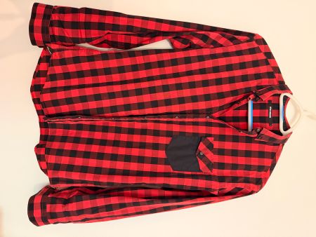 CHEMISE À CARREAUX ROUGE ET NOIR