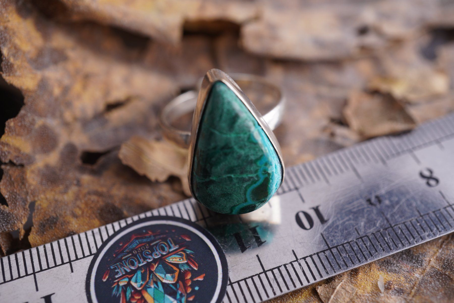 Minerali & Pietre curative: Chrysokohl    Variable Grösse   Ring   – Räumung  ab 1.- – Nuovo (secondo la descrizione) da Eschenbach SG venduto da topstone 4