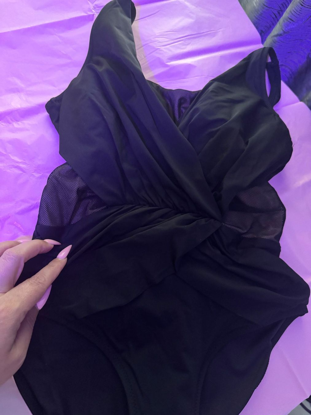 Costumi da bagno & Bikini: Schwarzer Badeanzug Gr. 38 Elegant Figurbetont – Nuovo (secondo la descrizione) da Emmen venduto da t_a_n88x 2