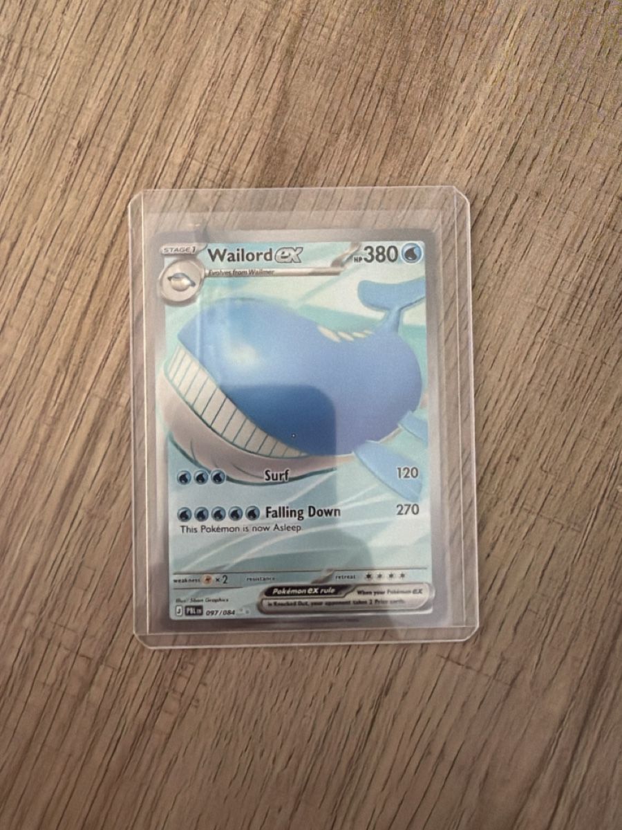 Pokémon Carte collezionabili: Wailord EX 097/084 EN – Usato da Hagendorn venduto da masterchieff