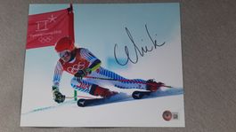 Foto 20x25cm Autogramm Mikaela Shiffrin