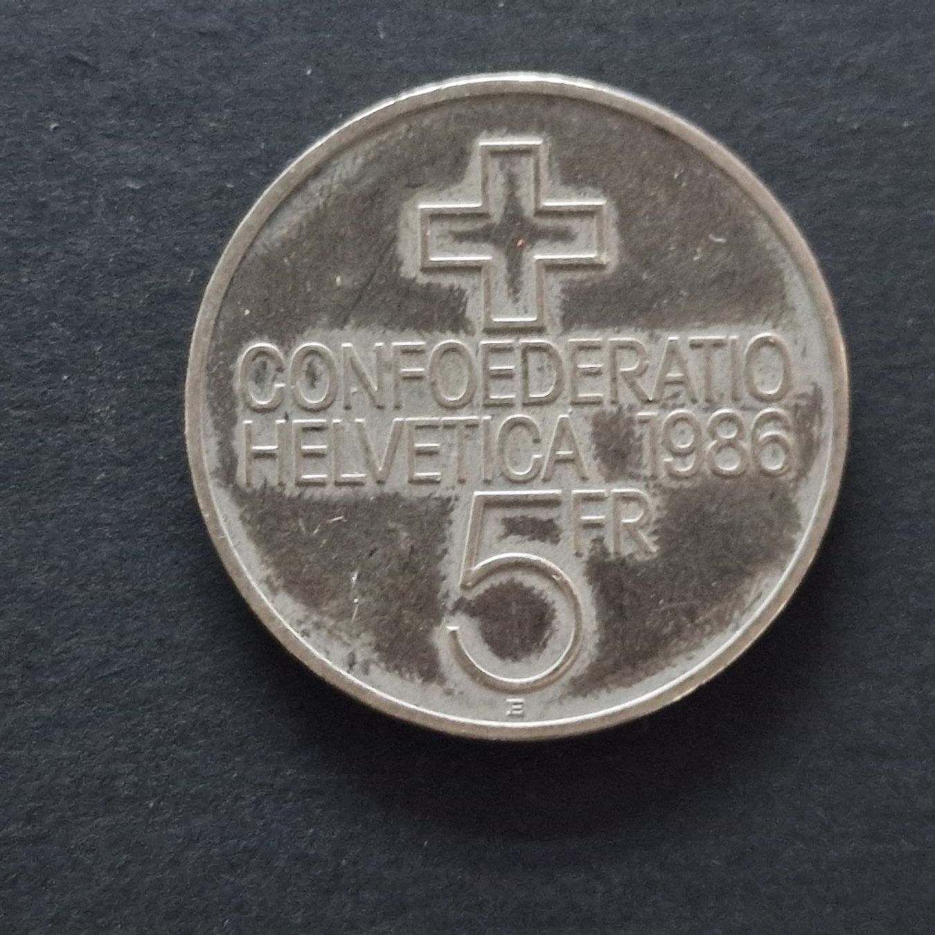 Toutes les monnaies: CHF 5.- commémorative 1986 – D'occasion à Bouveret par psv01 3
