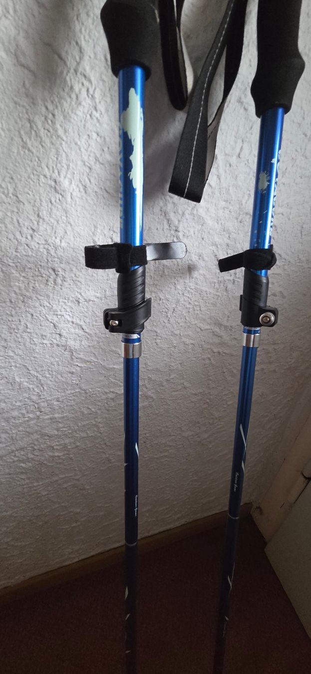 Bastoncini da trekking: Walking Stöcke Blau Faltbar – Usato da Niederbipp venduto da Trude04