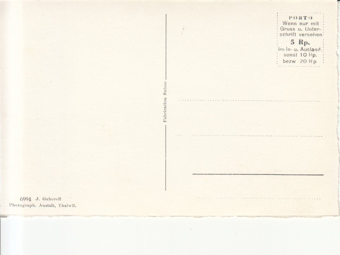 Cartoline postali: Aareschlucht ca. 1940 – Usato da Bürglen TG venduto da StampGraf 1
