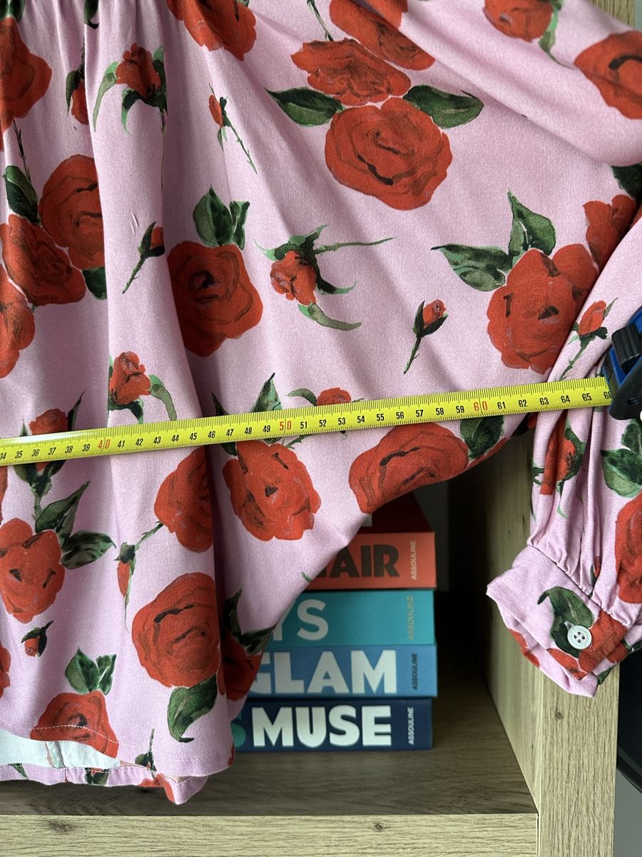 Camicette: Romantic blouse - pink and roses – Nuovo (secondo la descrizione) da La Croix (Lutry) venduto da secondhandZara 3