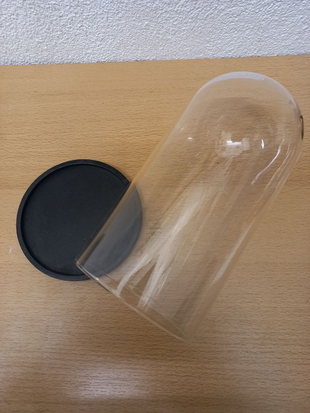 Glocken & Treicheln: Mini Glasglocke  mit Holzsockel‪ – Gebraucht aus Lugano von Montarina 2