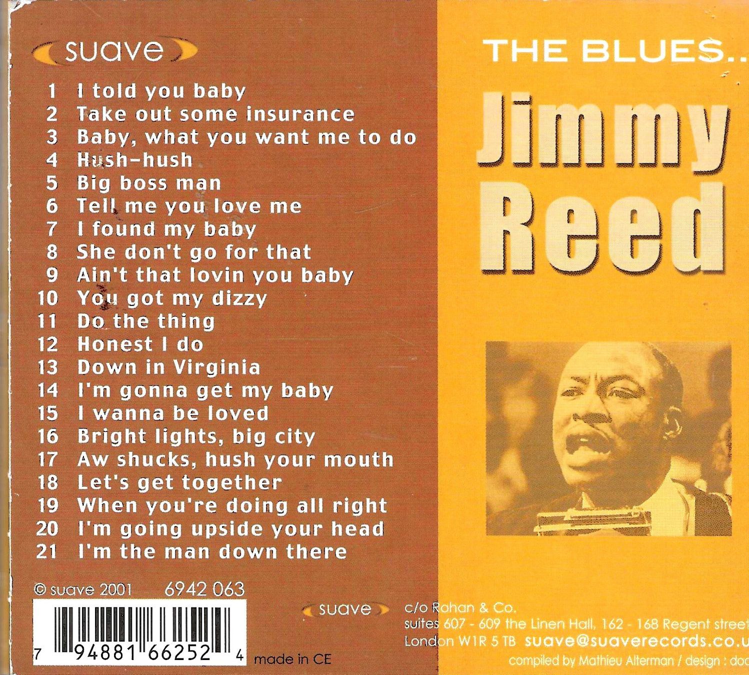 CD: Jimmy Reed CD Digipack - The Blues... – Usato da Savagnier venduto da Ne2065 1
