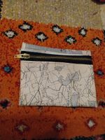 Reise Portemonnaie Vintage Landkarte Unikat NEU