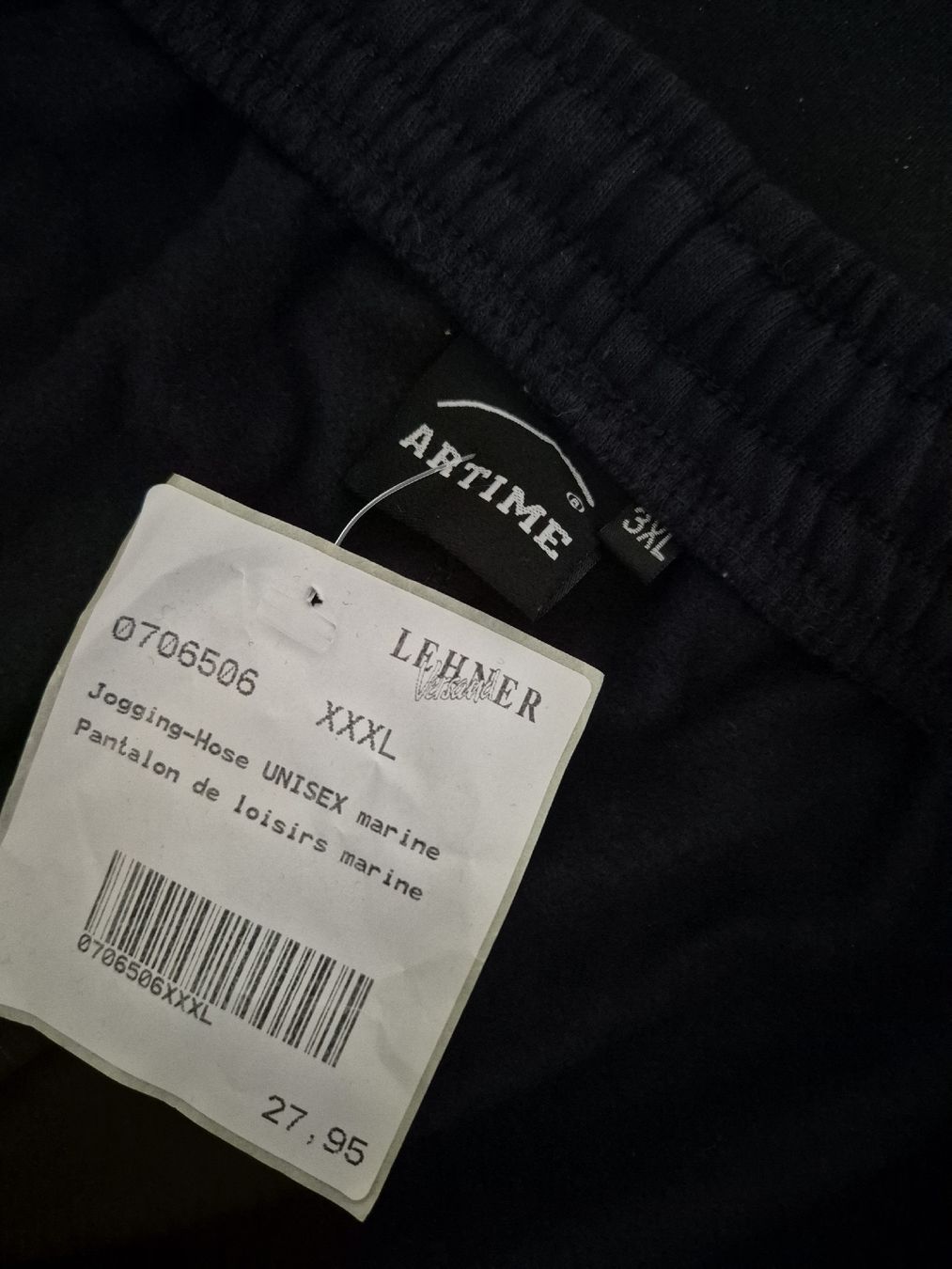 Hosen: ARTIME Jogginghose XXXL Marine – Neu und originalverpackt aus Langenthal von Polarisstern 2