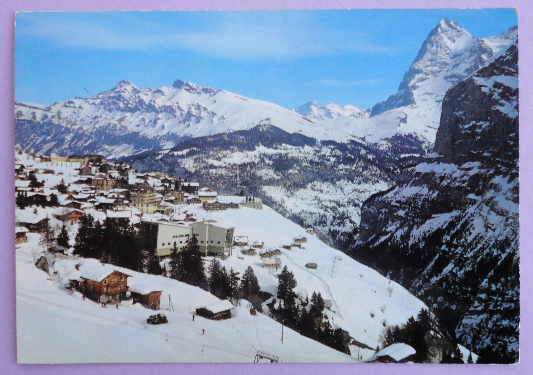 Cartoline postali: Mürren mit Eiger – Usato da Fétigny venduto da Billy2miny