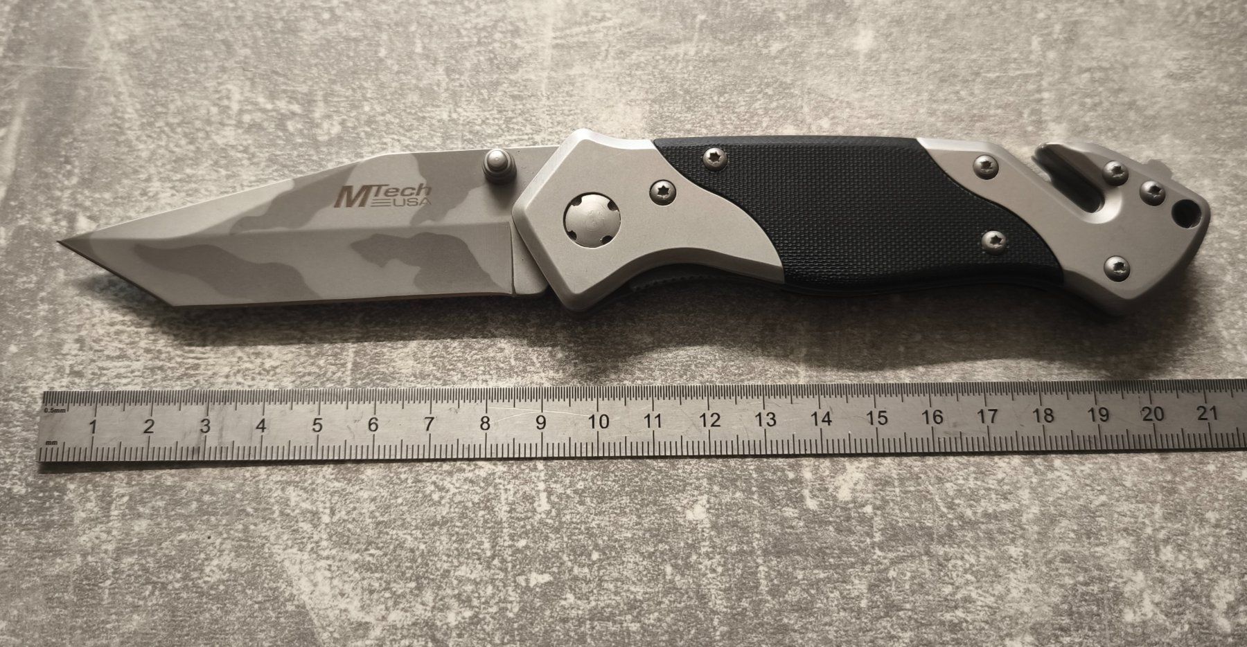 Couteaux de poche: MTech USA Klappmesser mit Camo-Klinge & Gurtschneider – Neuf avec emballage d'origine à Gams par Serg1 1