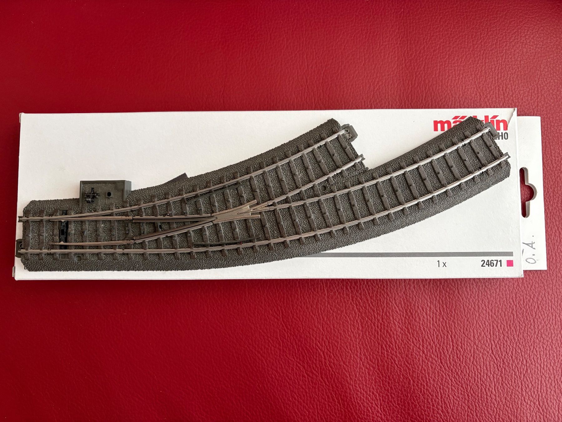 Märklin Modelleisenbahnen: MÄRKLIN 24671 Bogen-Weiche links – Gebraucht aus Zuzwil SG von Zibu-3