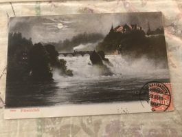 Postkarte Rheinfall 1.9.1905 (gelaufen) - 800-60