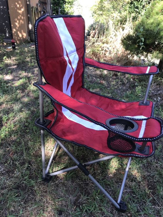 Chaise Pliable Enfant Quest - Motif Dinosaure - Porte-Gobelet Intégré - Supporte 45kg - Acier Et Polyester