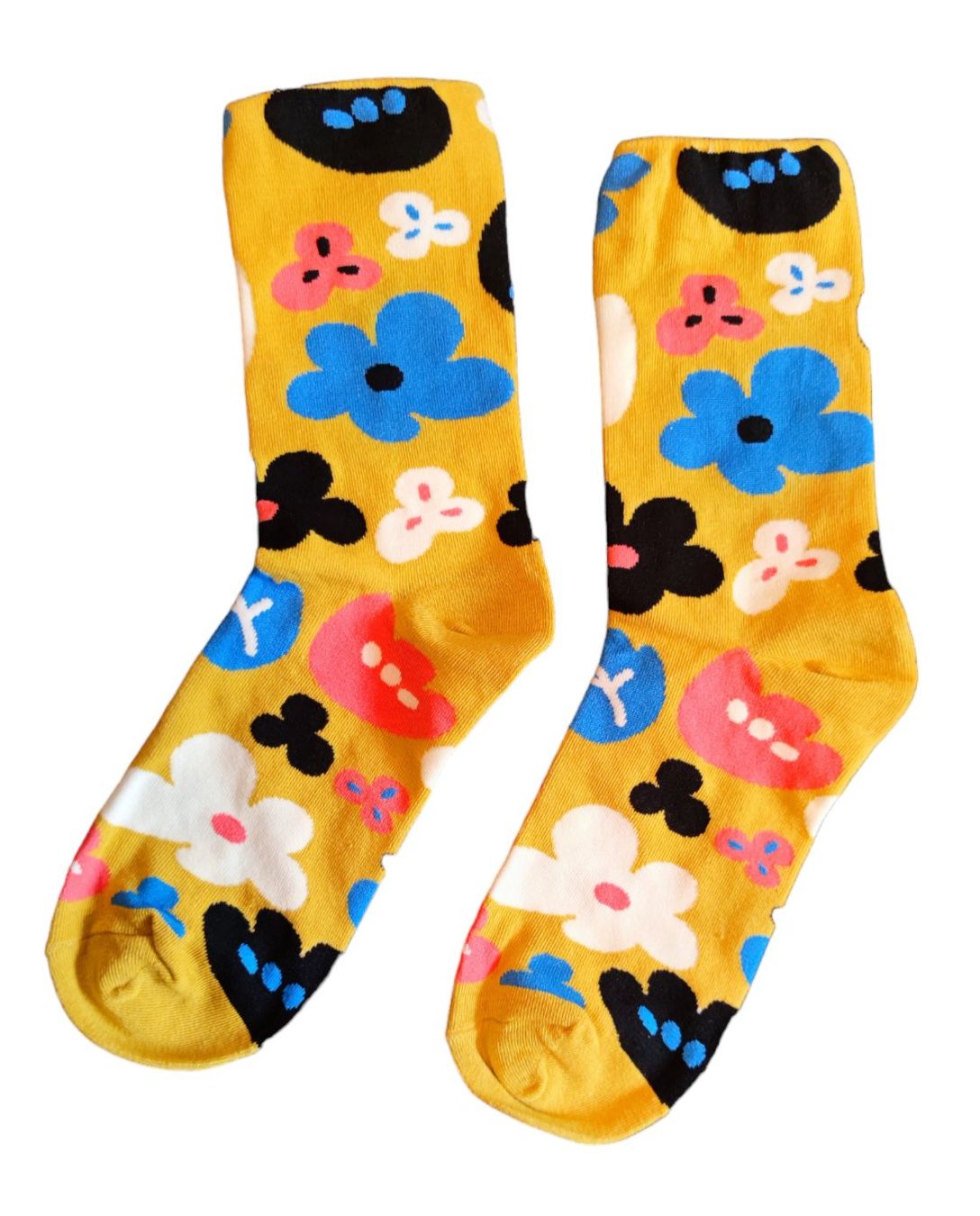 Calze: Socken Blumen / Flowers – Nuovo e nell'imballaggio originale da Zürich venduto da amysmith 1