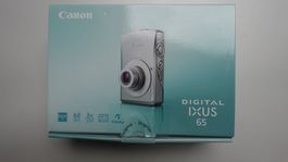 Digital IXUS 65 Kamera, defekt mit Zubehör