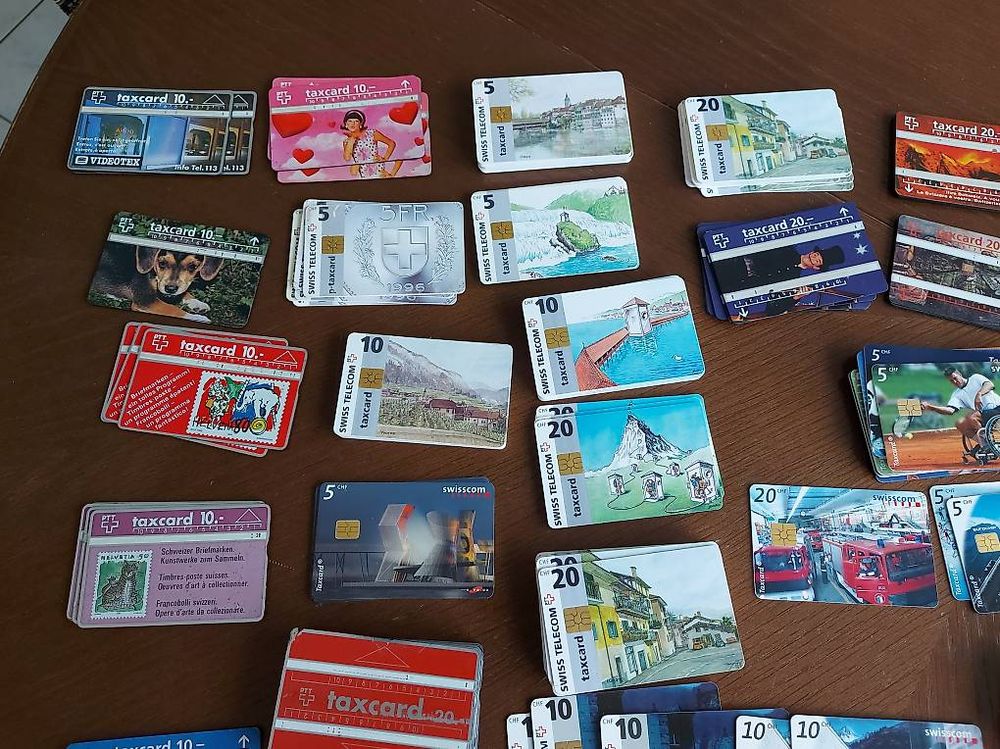 Swisscom Cartes de téléphone: PTT & Swisscom taxcard Assortiert ca. 120 Stück Setpreis – D'occasion à Oberengstringen par Contrena 1