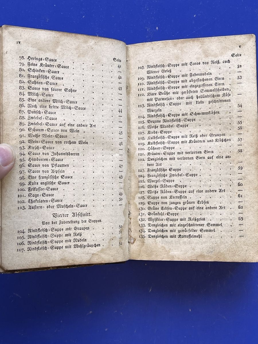 Libri: Antikes Kochbuch "Scheibler's Kochbuch" 1826 – Usato da Adliswil venduto da buch_und_kunst 4