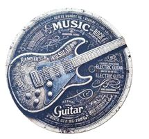 GITARRE - Blechschild  (neu/OVP)