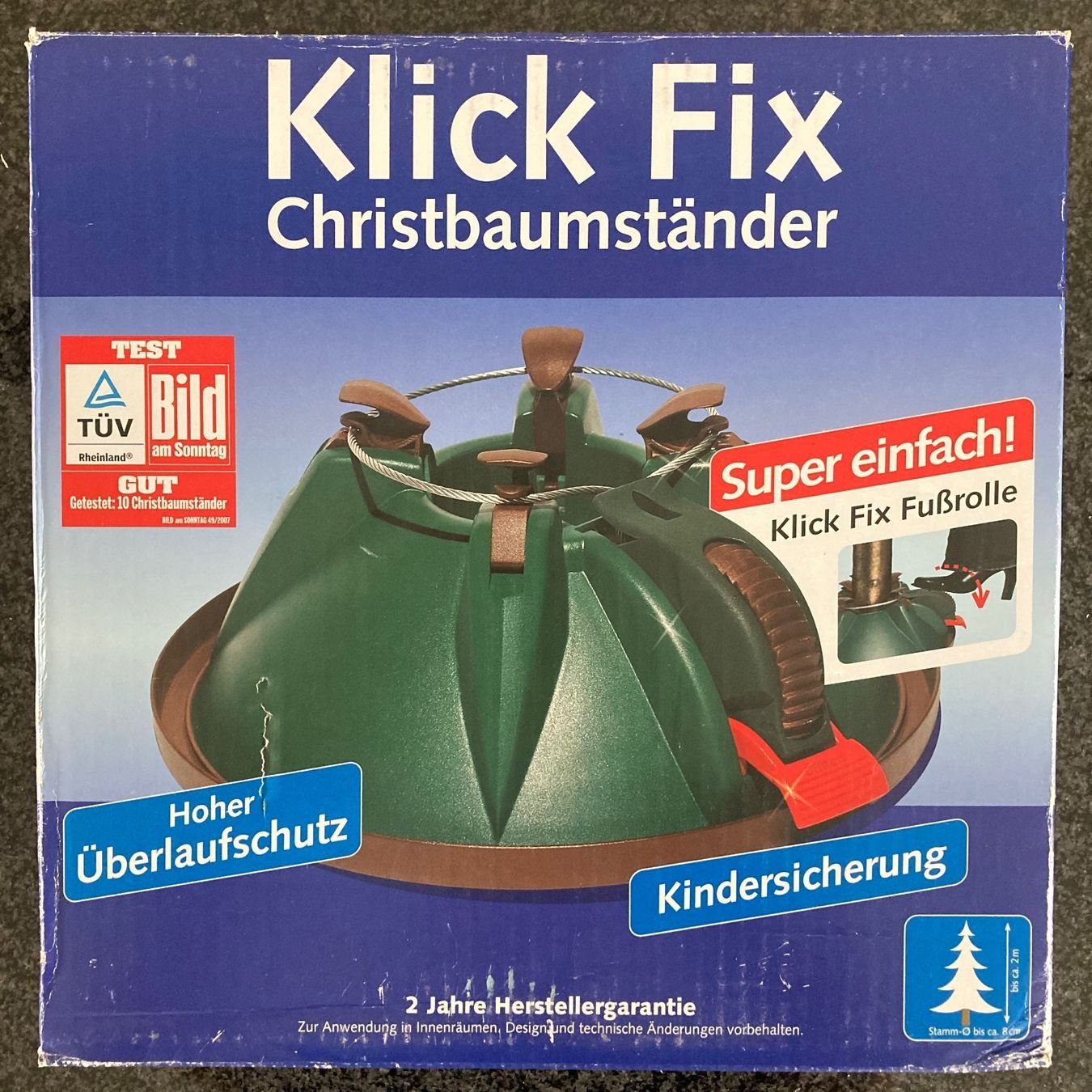 Basi per albero di Natale: Klick Fix Christbaumständer – Usato da Vaduz venduto da mpa54