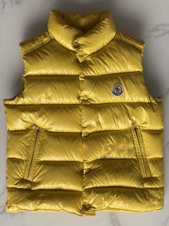 MONCLER Yellow Padded Vest - Size 10 Years