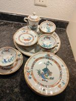 Porzellan Geschirr Service Set, Vintage Look, Top Zustand