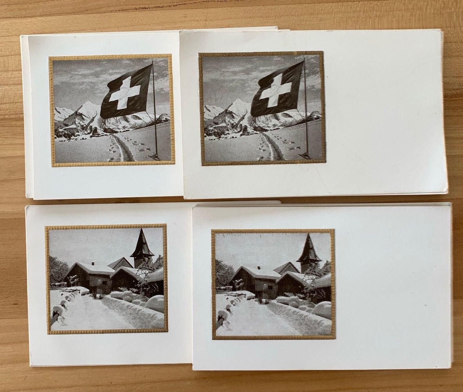 Cartoline: Tischkarten, Neujahrskarten – Usato da Zürich venduto da ruedigg 1
