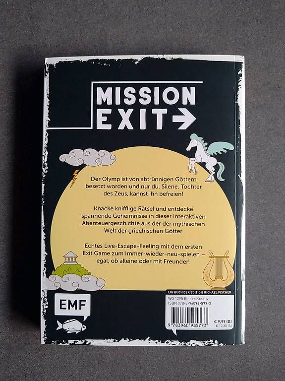 Libri: Rätselbuch: Mission Exit - Flucht aus dem Olymp – Usato da Schlieren venduto da elisa_zh 1