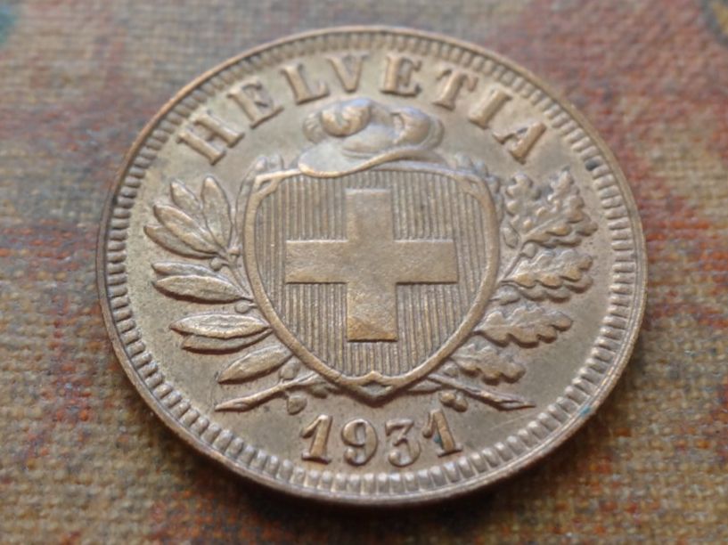 Tutti le monete: 2 Rp. 1931  (C) – Usato da Romanel-sur-Lausanne venduto da Swift13