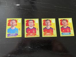 Panini World Cup 2026 - Lot 4 Joueurs Espagne