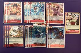 One Piece Karten - Moby Dick Portgas.D.Ace Jozu Izo Marco