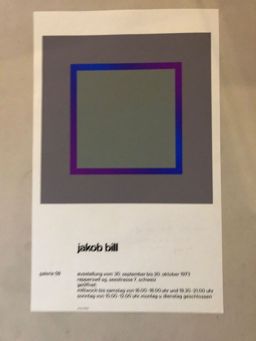 Foto & Immagini: Jakob Bill – Nuovo (secondo la descrizione) da Zürich venduto da Stand132