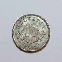 10 Rappen 1871 stgl