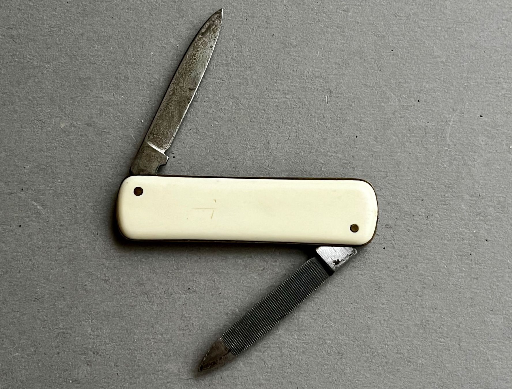 Solingen Coltelli tascabile: Sackmesser Solingen 58 mm - Esso – Usato da Zürich venduto da FV.vintage 1
