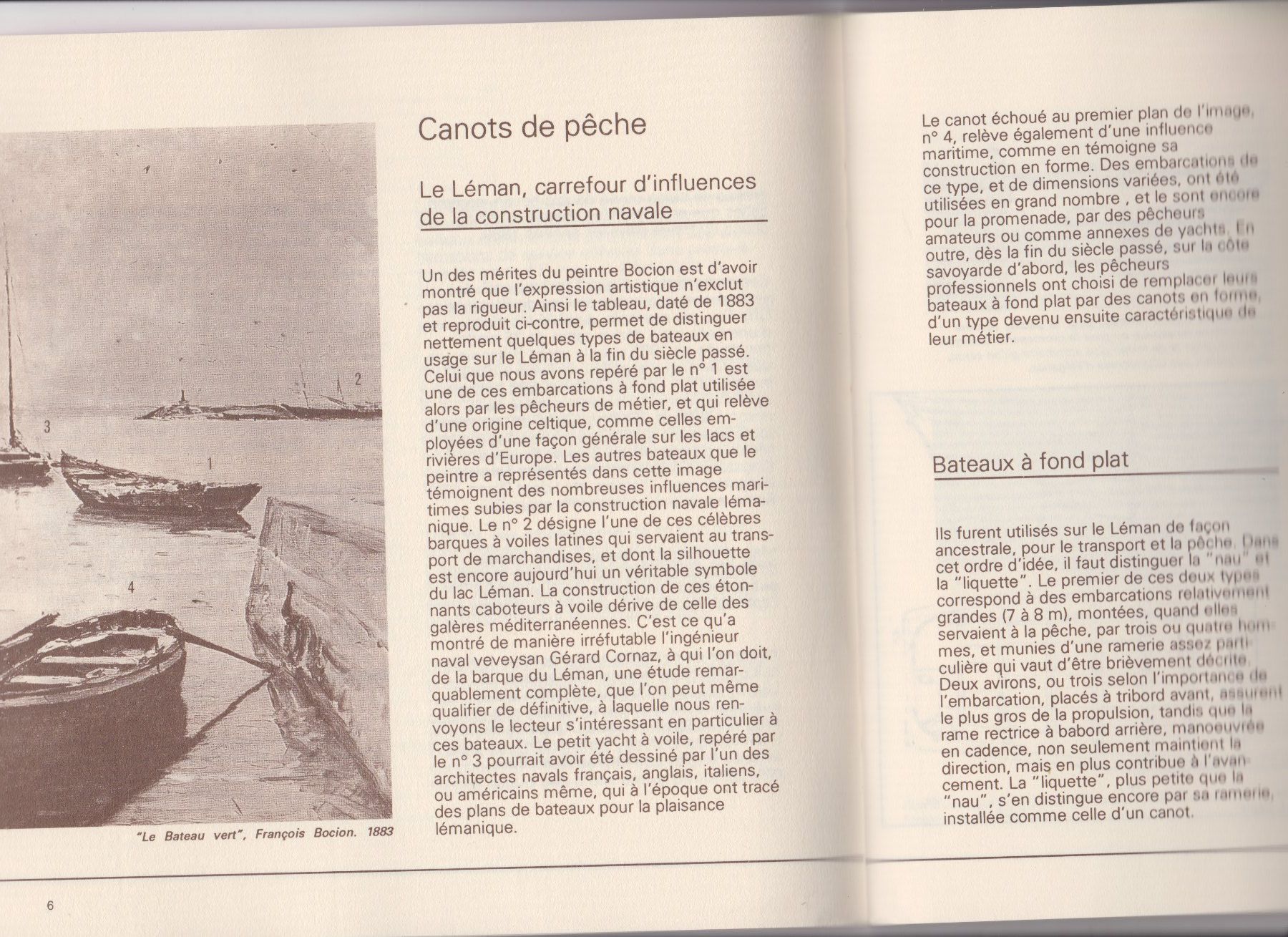 Libri: Canotage sur le Léman - plaquette - bateaux - navigation .. – Usato da Bex venduto da Canouille 3